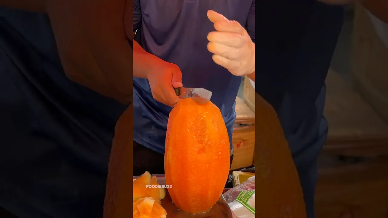 So Juicy & So Sweet! Orange Watermelon in Bangkok