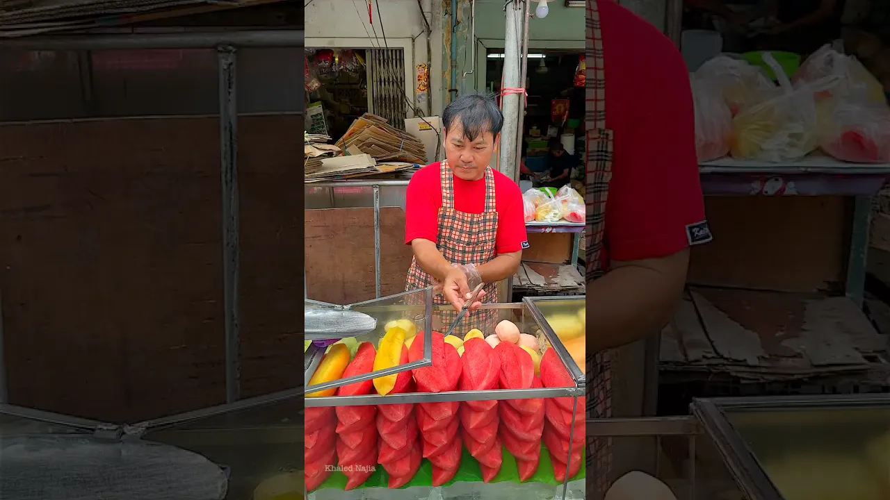 Healthy, Fresh & Delicious Fruit Cutting in Bangkok