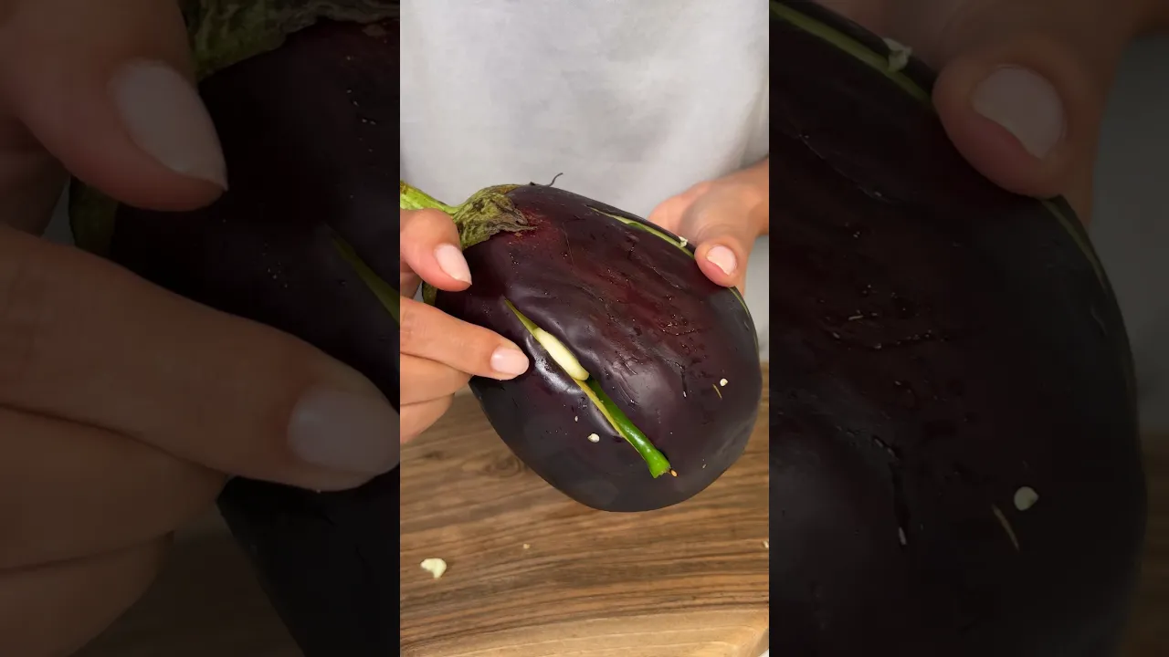 Patlıcanı böyle közle 🍆🤌🏼 #shorts #eggplantrecipe #busezeynep