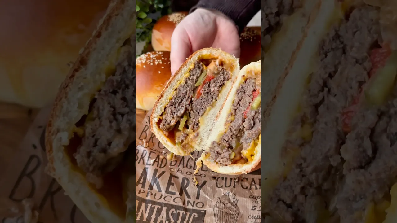 Kapalı burger😍 #food 🍔 #tarif #recipe #cooking #burger #hamburger #globalcuisine
