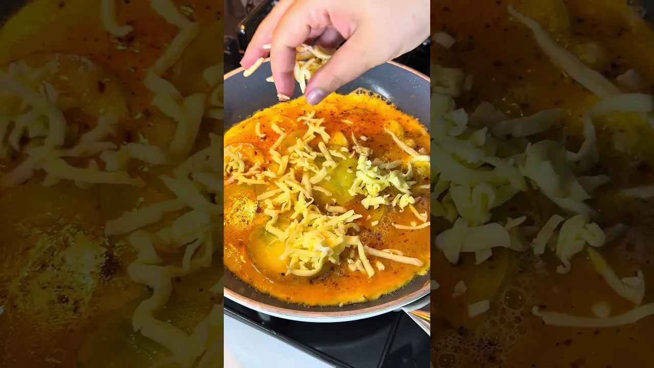 2 Minute Potato Omelette (Viral Breakfast Hack!)