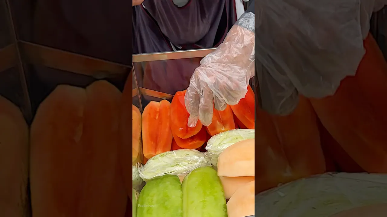 So Perfect! Fresh Fruit Cutting Skills in Bangkok