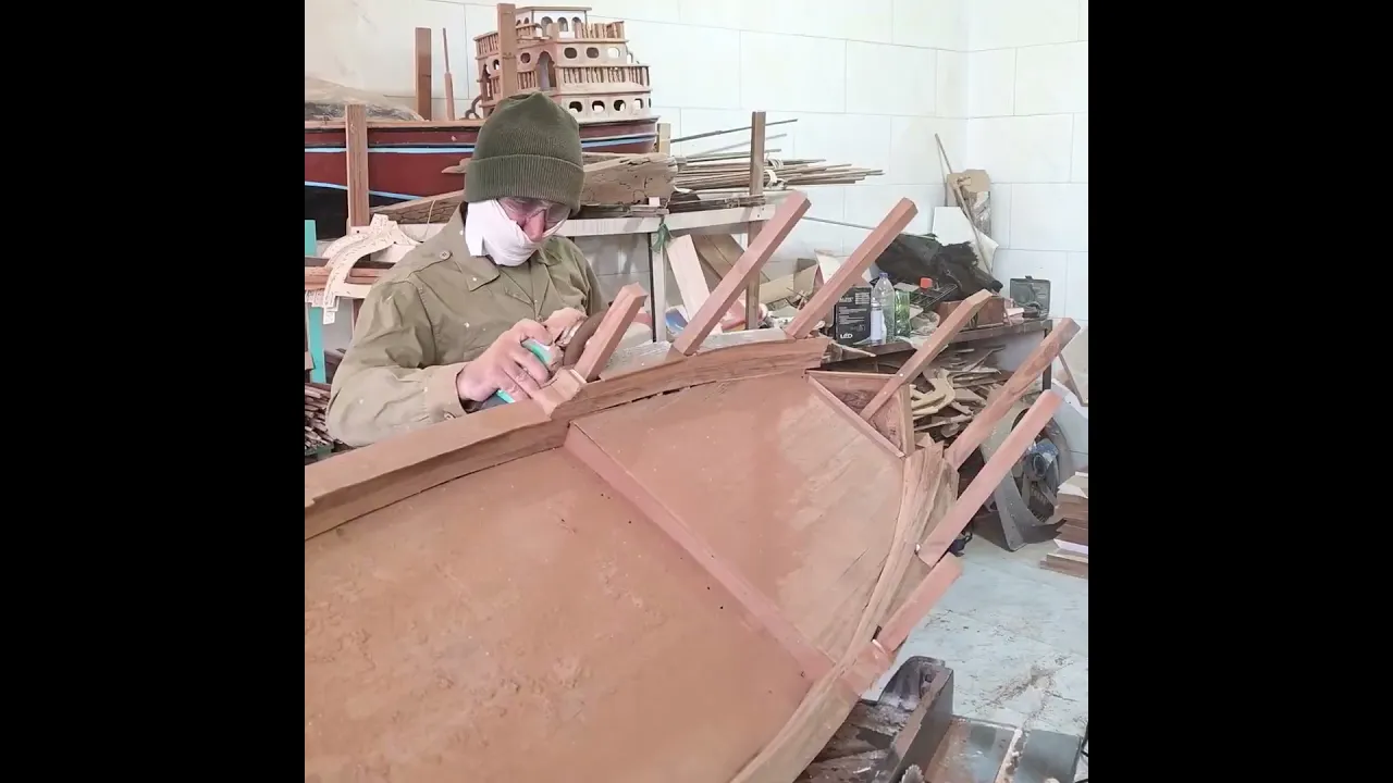 Invisible Craft Hammering Nails into a Sailing Ship Like Never Seen Before Mr T