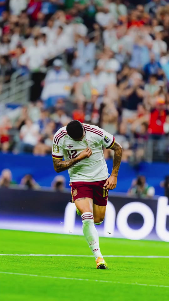 When you realise what you've just done 🇪🇸 🤩 #FIFAWorldCup#Celebration...