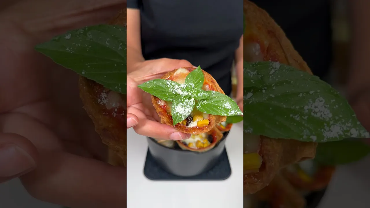 Pizza ⧸ Lavaşlara kürdan sapla #tortilla #pizza #busezeynep