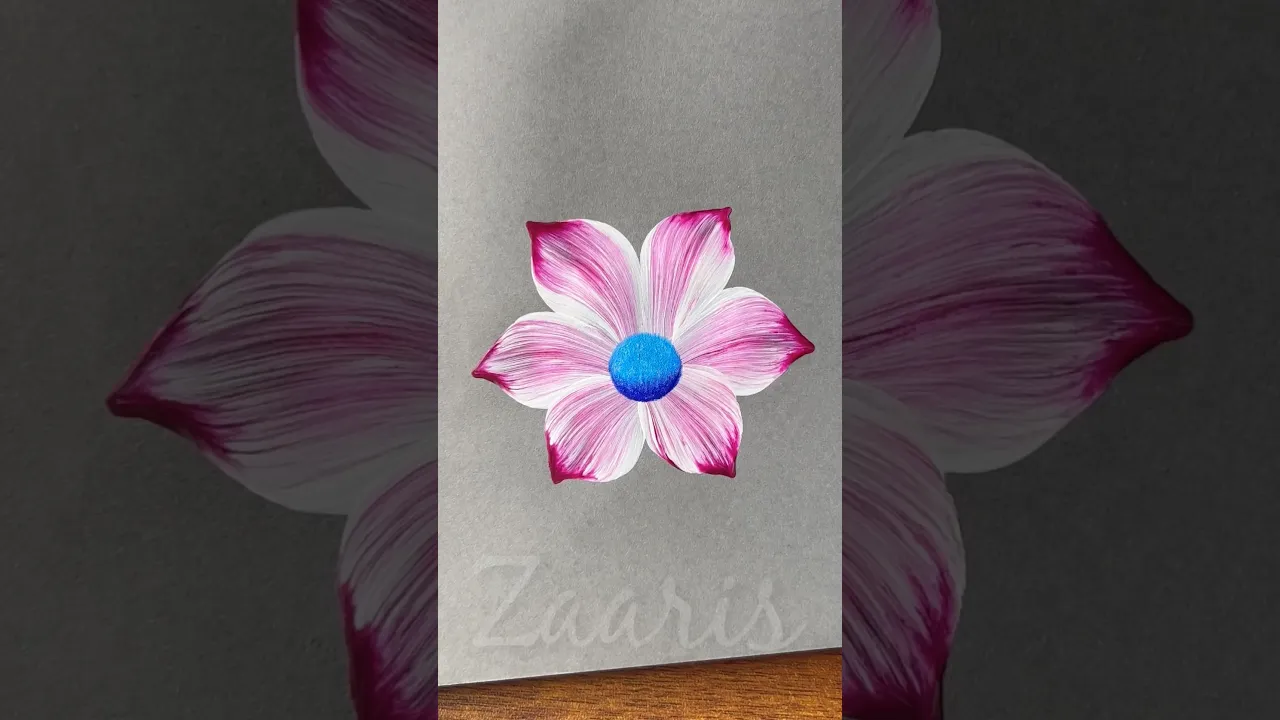 28 🩷PINK 🌸acrylic 🖌️🎨for beginners 🫶✨#shorts #viral #beginners #pink #acrylic #painting #newreel