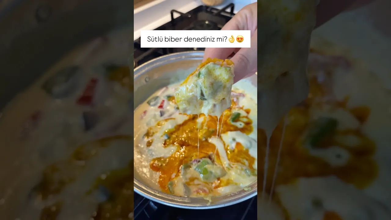 Sütlü biber kavurması😍 #food #globalcuisine #tarif #global #recipe