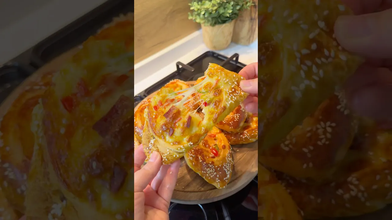 Mini poğaça pide😍 #food #tarif #globalcuisine #recipe #beslenmeönerileri #poğaça #pide #recipe