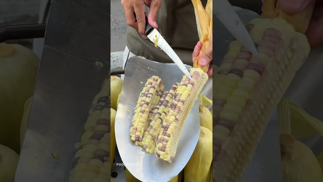 Only $0.60! Sweet White Corn in Bangkok