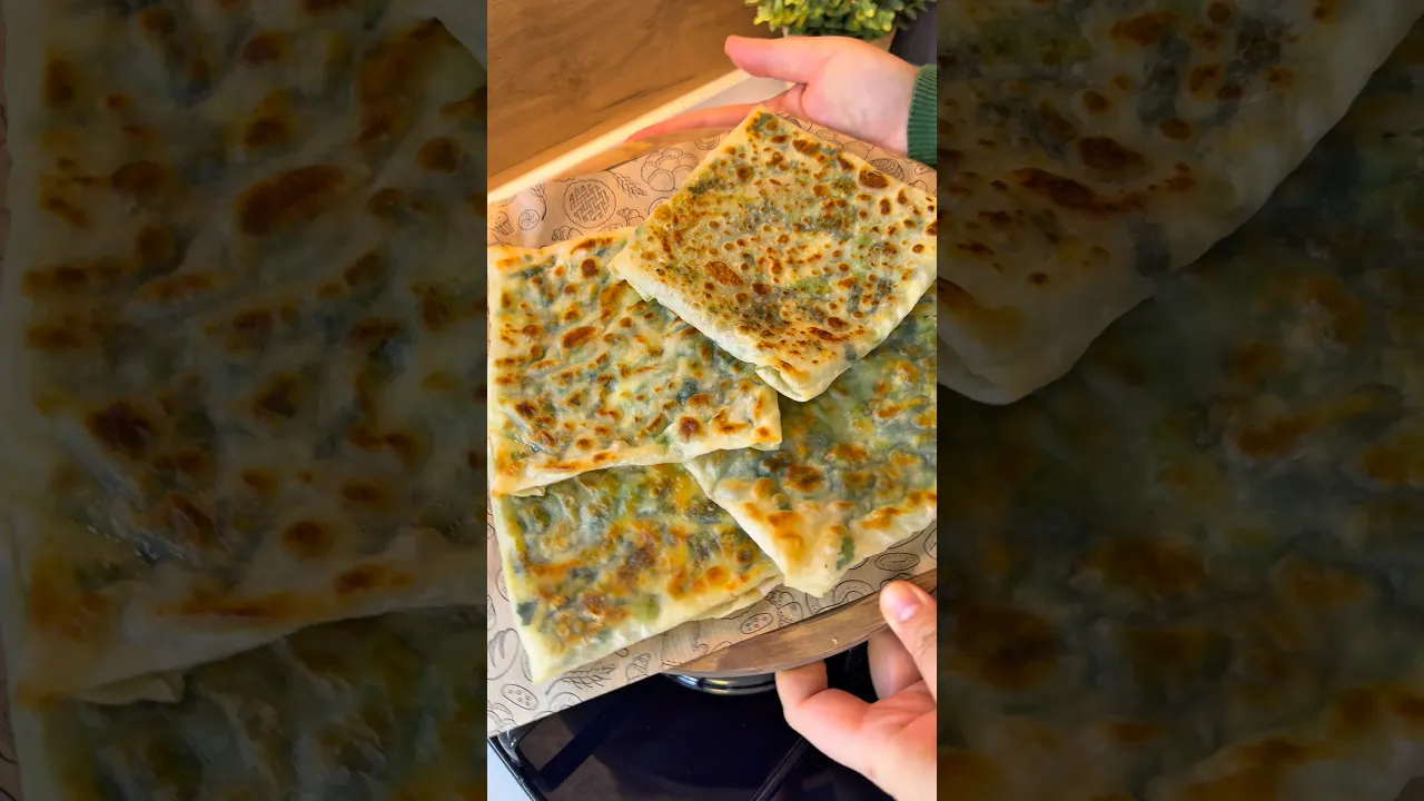 1 adet yufkadan 4 adet gözleme😍 #recipe #tarif #food #baking #borekler #globalcuisine #gözleme