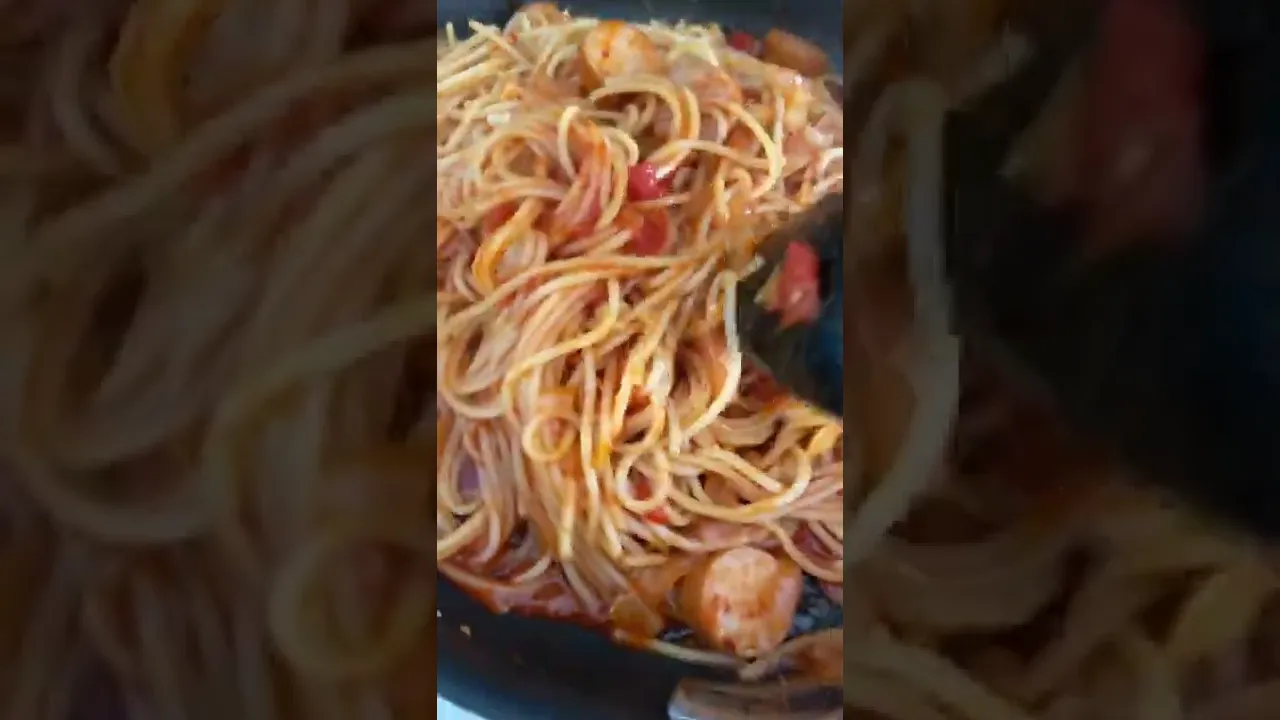 Tek tavada makarna 🍝 #makarna #pasta