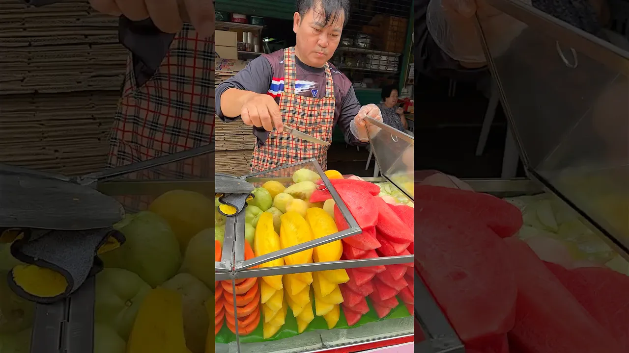 Fresh, Juicy & Perfectly Cut Fruit in Bangkok