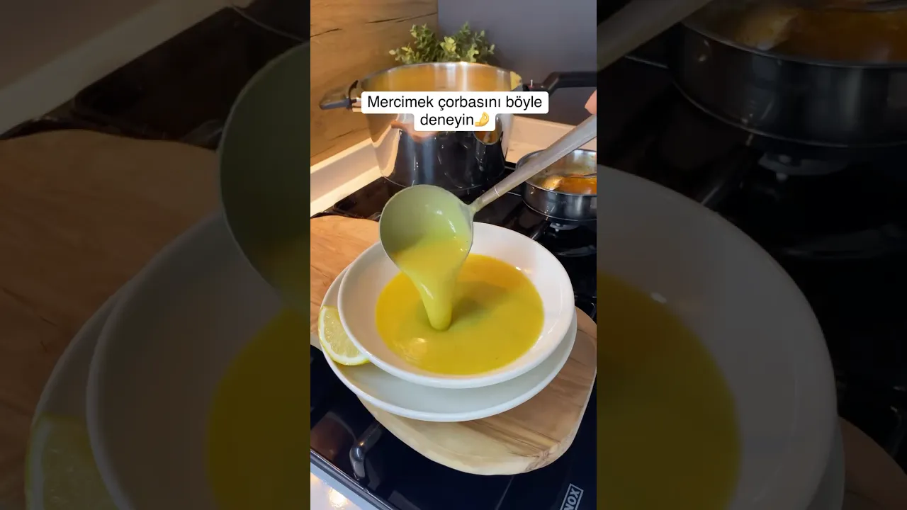 Tarif yorumda✅recipe in the comments🥳 #food #globalcuisine #recipe #mercimekçorbası #tarif #cooking