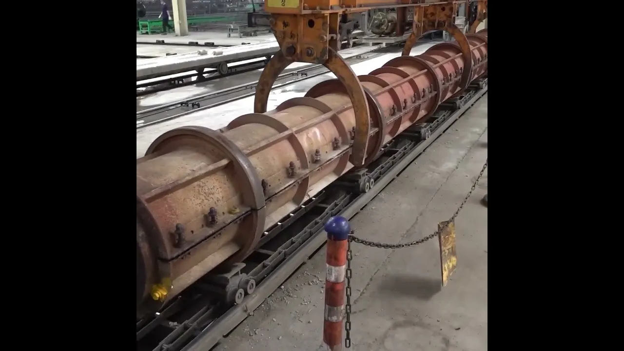 Strong Concrete Pillars Manufacturing Process Incredible Factory Work