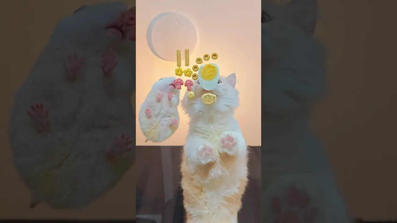 Yummy 🤤 #cat #hamsterkombat #eating #asmr #cute #shorts #explore #fyp #fypyoutube 🤍🐈