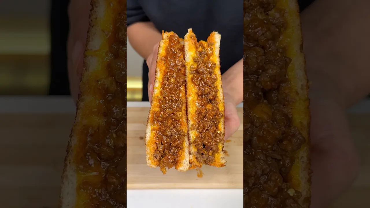 Sloppy Joe Toast #sloppyjoe #toast #busezeynep
