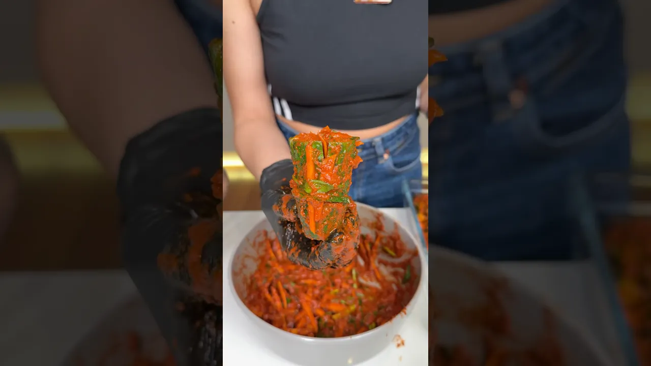 Kimchi ⧸ Quick Kimchi Cucumber #kimchi #cucumber #busezeynep