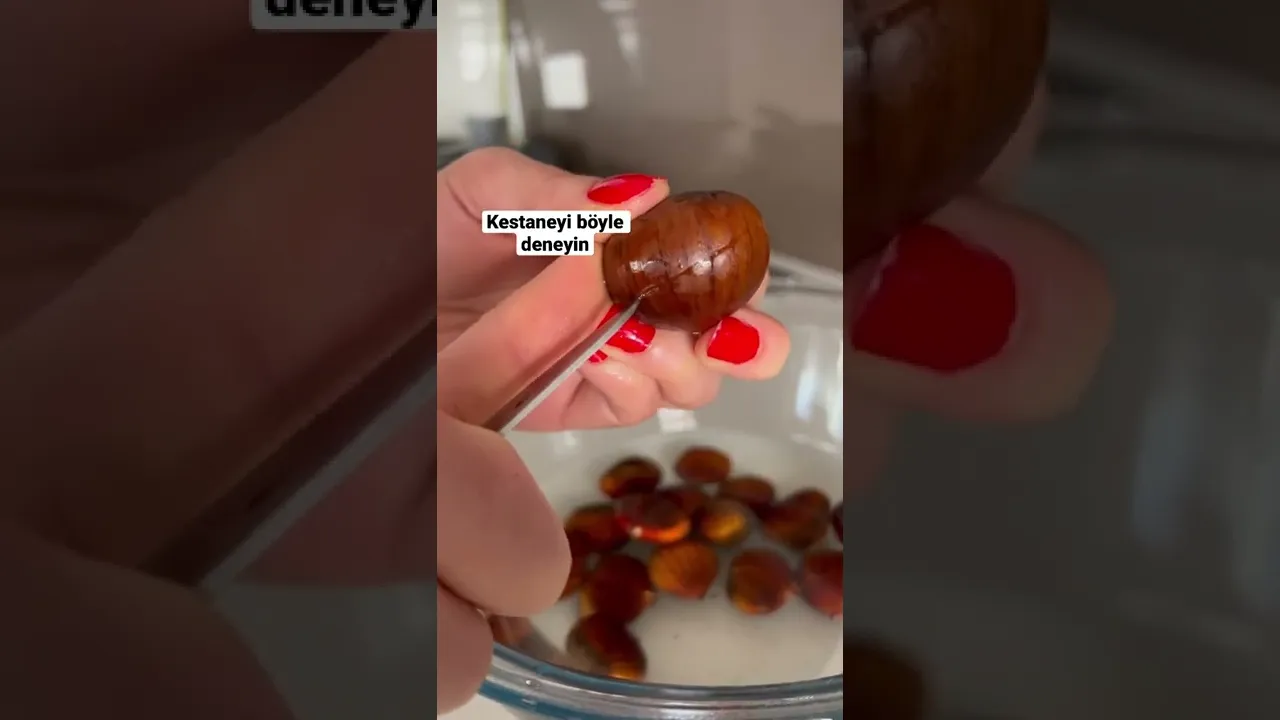 Kestaneyi birde böyle deneyin 🌰 #kestane #short #asmr #cook