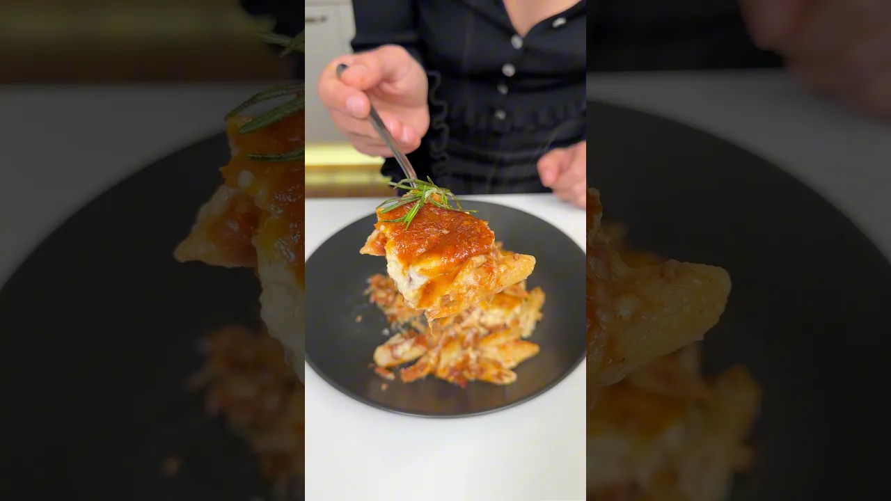 Lazanya Yoksa Penne Var! Lazy Lasagna (No Lasagna Sheets!) ｜ Easy Baked Penne #busezeynep #pasta