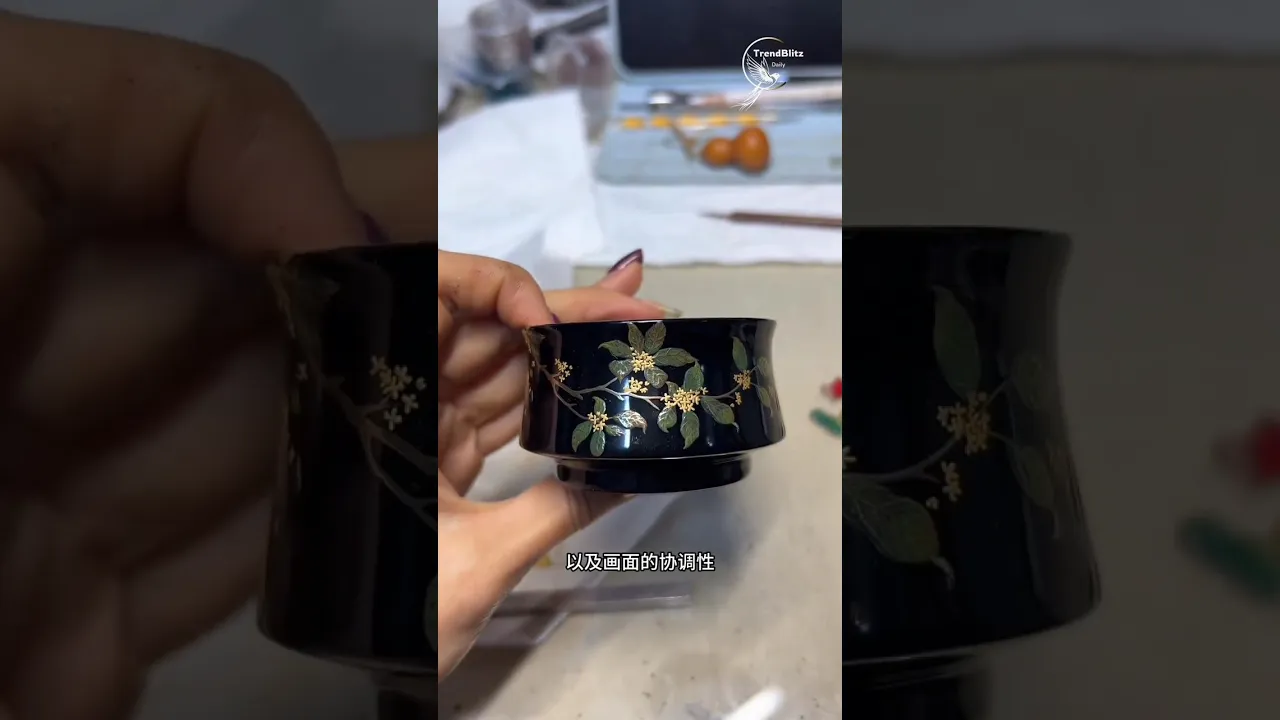 Luxury Handmade Lacquerware Tea Set Tutorial ｜ Custom Artisan Craft & Tea Culture