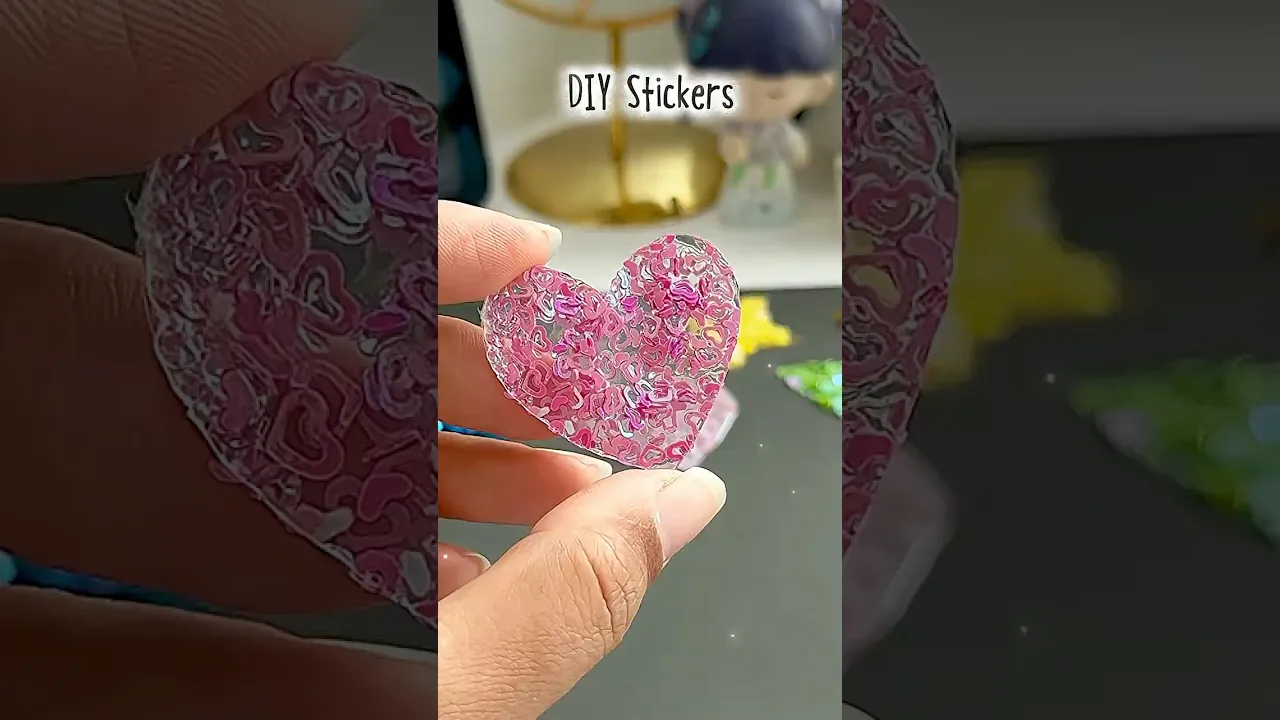How to make stickers 😍✨#shorts #art #diy #craft #muktaartandcraft #youtubeshorts