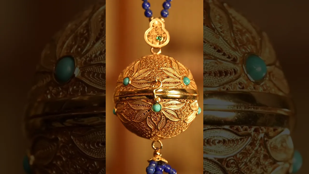 Wanxiang Sachet Making ｜ Filigree Inlay Craft & Intangible Cultural Heritage Art