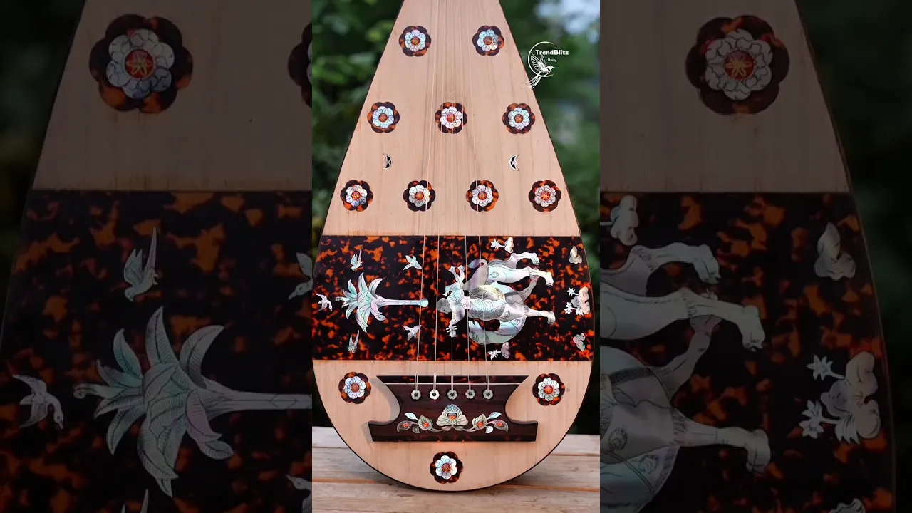 Mother of Pearl Sandalwood Pipa 🎻 Tang Dynasty Heritage Craftsmanship Masterpiece