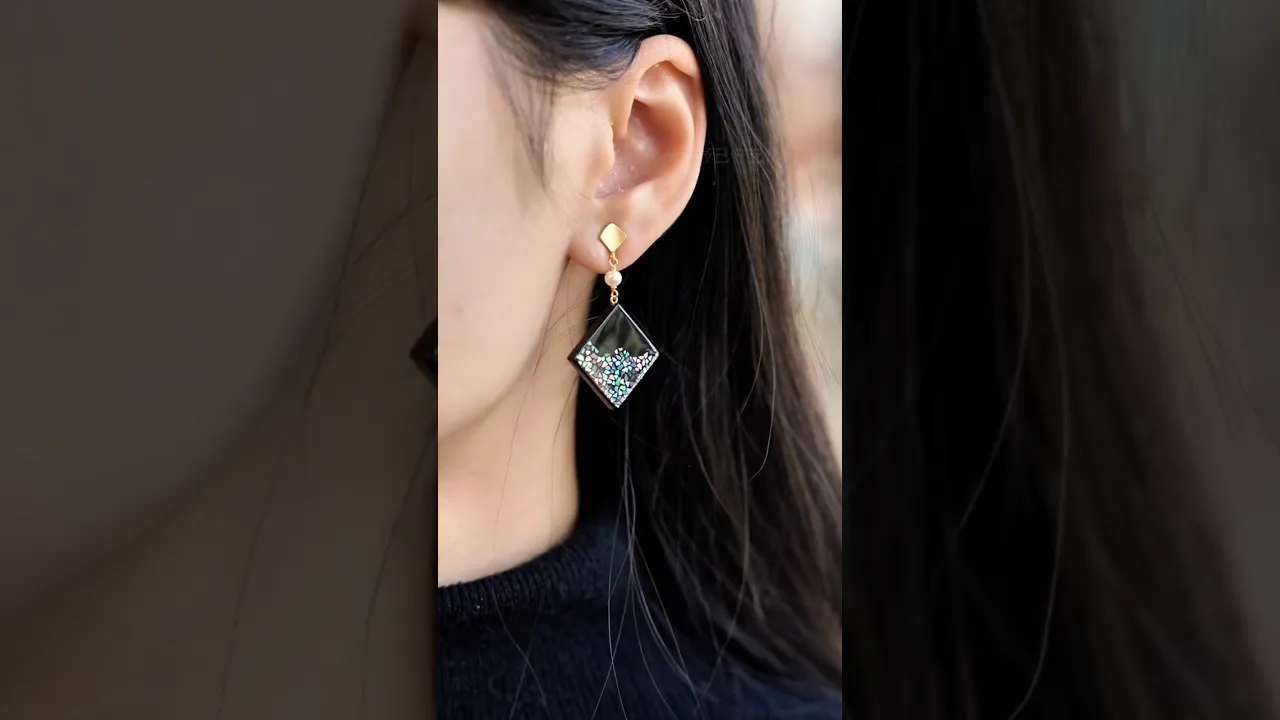 100 Immersive Crafting Sessions Ep.27： Xinghai Mother of Pearl Lacquer Art DIY Process #diy #bamboo