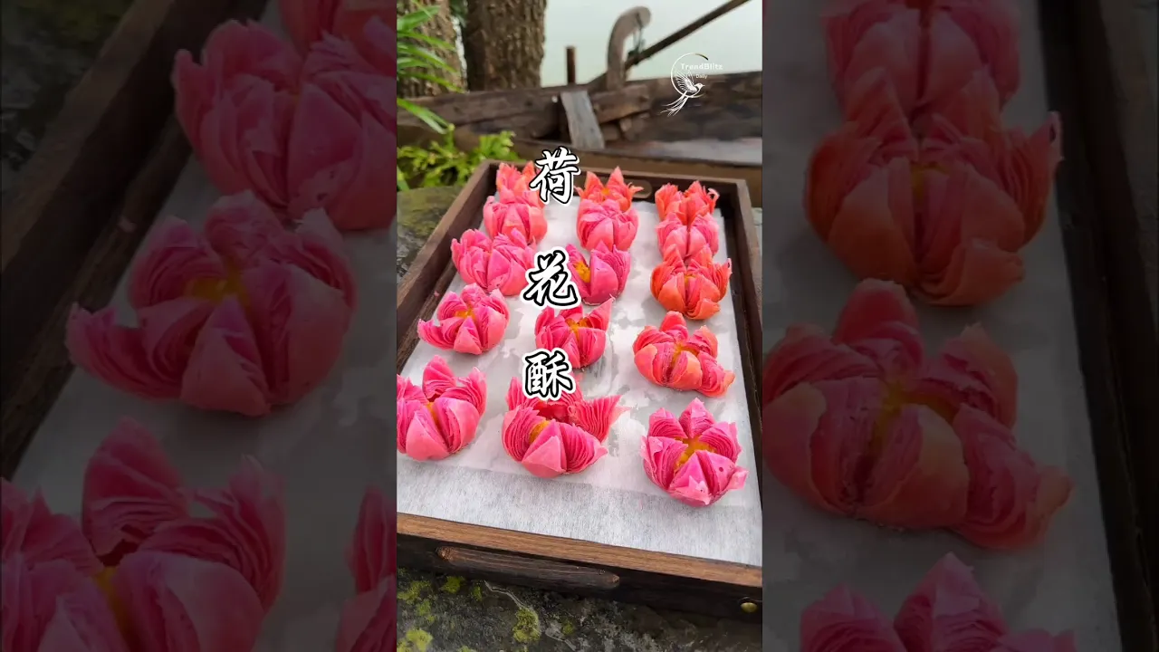 From Flour to Blooming Lotus Pastries ｜ Traditional Chinese Handmade Dessert Art
