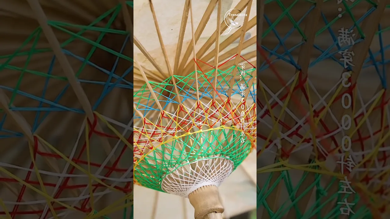 Intangible Cultural Heritage Meets Modern Elegance ｜ Thousand Miles of Rivers and Mountains Umbrella