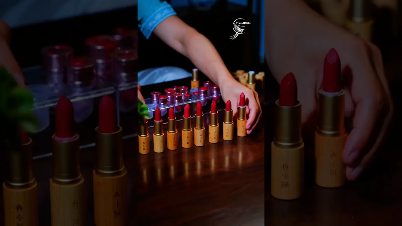 Ancient Cochineal Rouge Lipstick Restoration ｜ Lost Heritage Makeup Craft Recreated