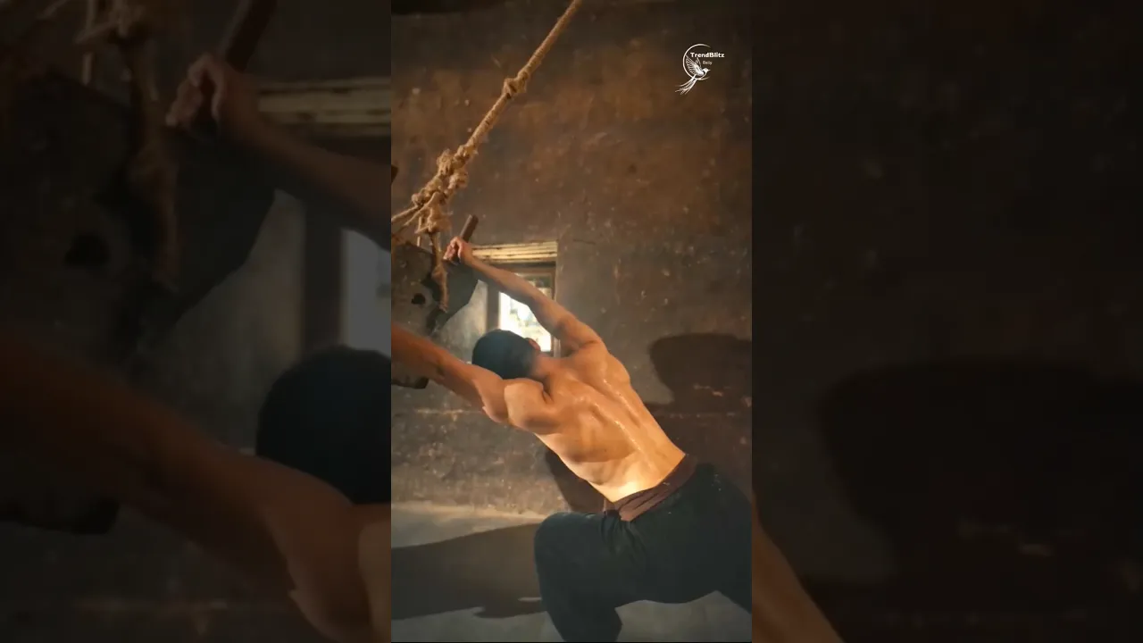Ancient Wood Pressed Oil Craft 🌾 1600 Year Chinese Heritage Process Revealed