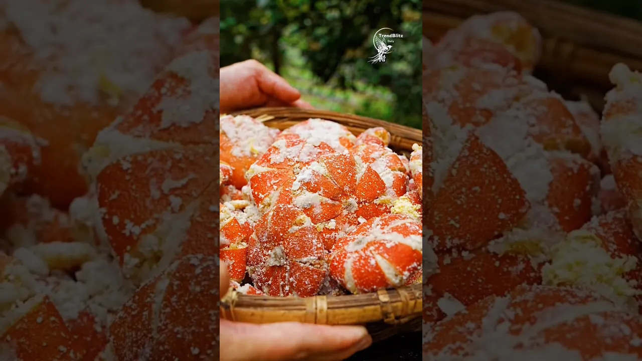 Sun Dried Candied Oranges 🍊 Traditional Homemade Citrus Preserve Recipe Guide