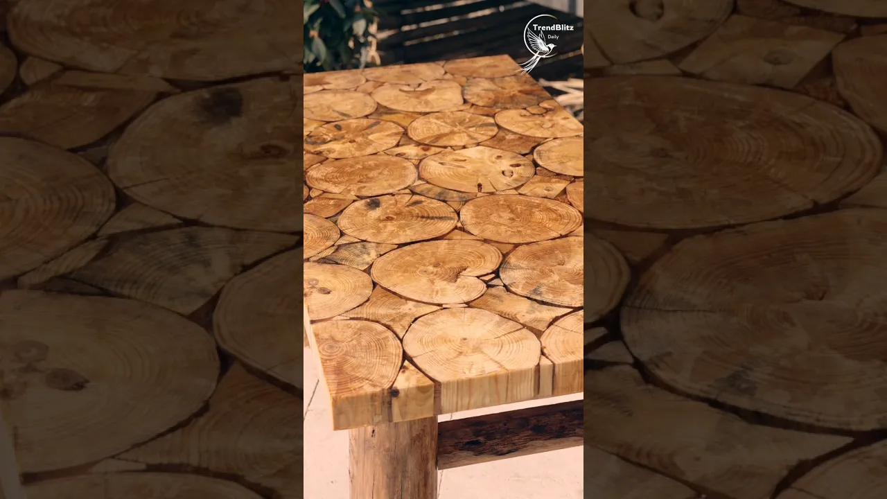Unveiling the $1,000,000 Tree Ring Table： World's Rarest Woodworking Masterpiece