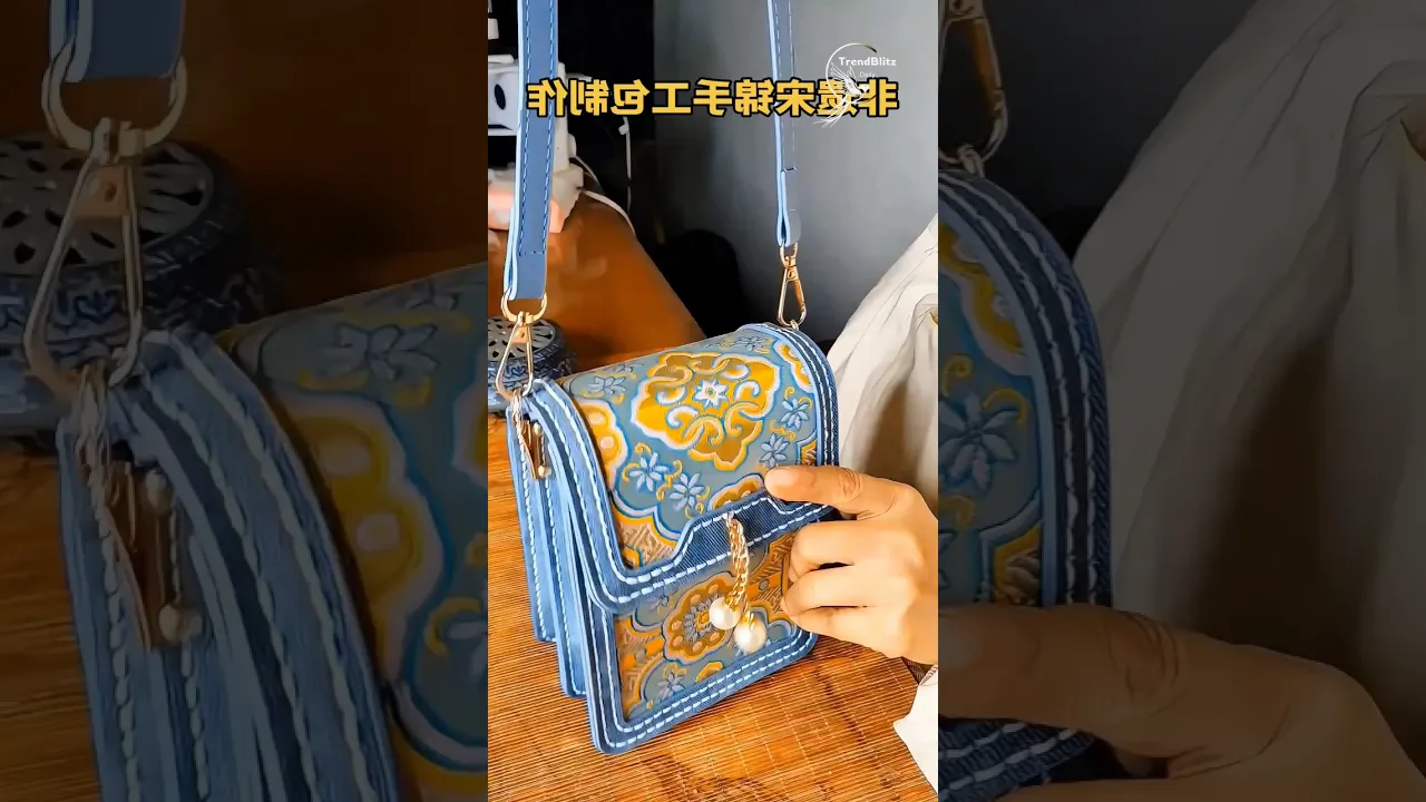 Immersive Song Brocade Bag Crafting ｜ Intangible Heritage Handmade Daily Routine