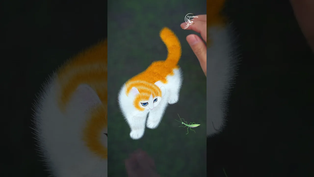 Suzhou Embroidery Cat Masterpiece： Double Sided Silk Art of Intangible Heritage Craft