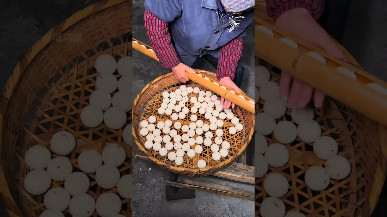 What Is This Ancient Handmade Food？ Intangible Heritage Revealed 🎋