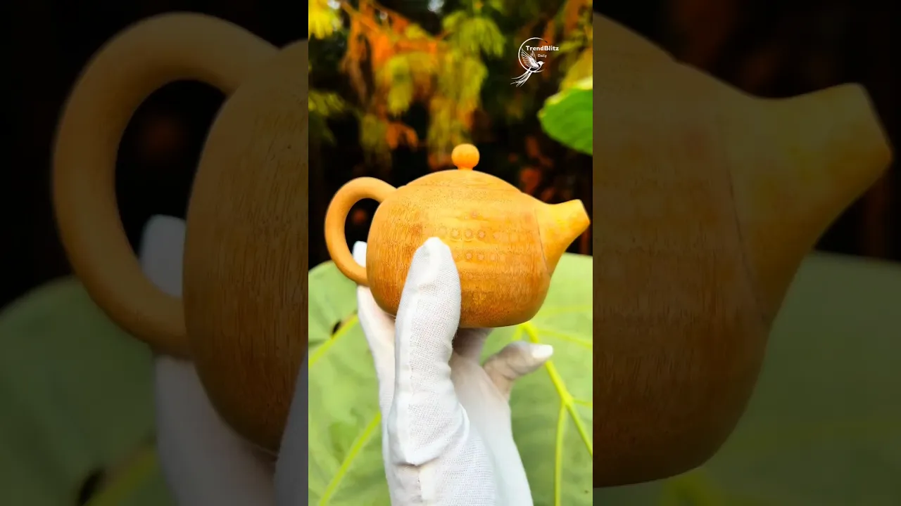 Rare Bamboo Root Teapot ｜ Handcrafted Traditional Art Meets Modern Tea Culture
