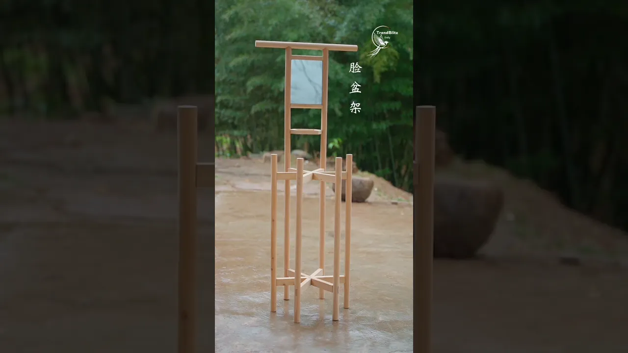 This Ancient Wood Joint Built a Washbasin Stand That Needs No Nails at All