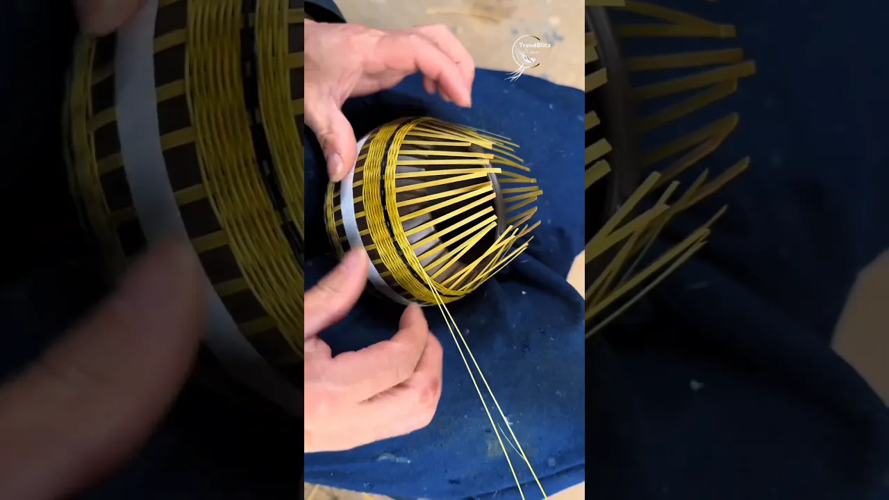 Handwoven Bamboo Teapot Protector 🎋 Artisans Craft Zisha Cover with Care