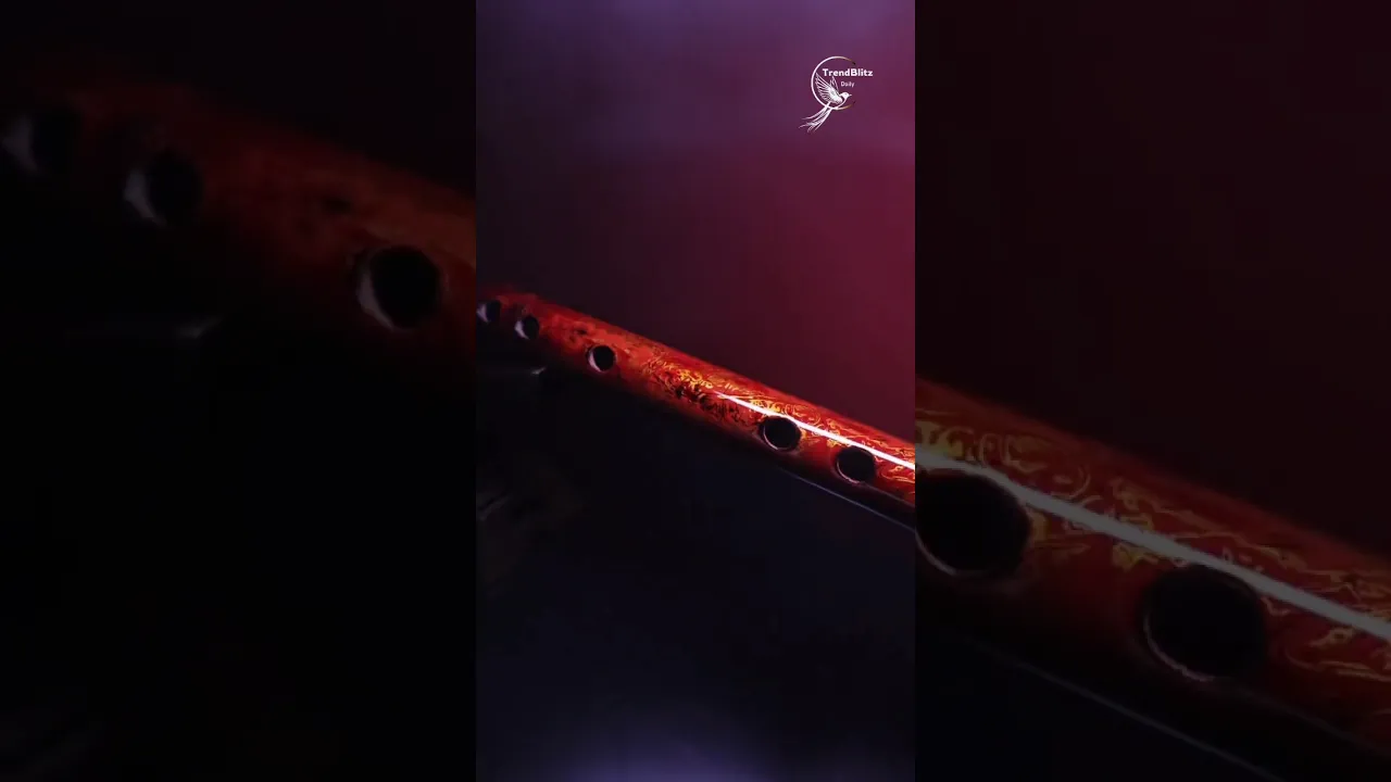 Ice & Fire Flute Tutorial ｜ Lacquer Craft Process & Traditional Art Secrets