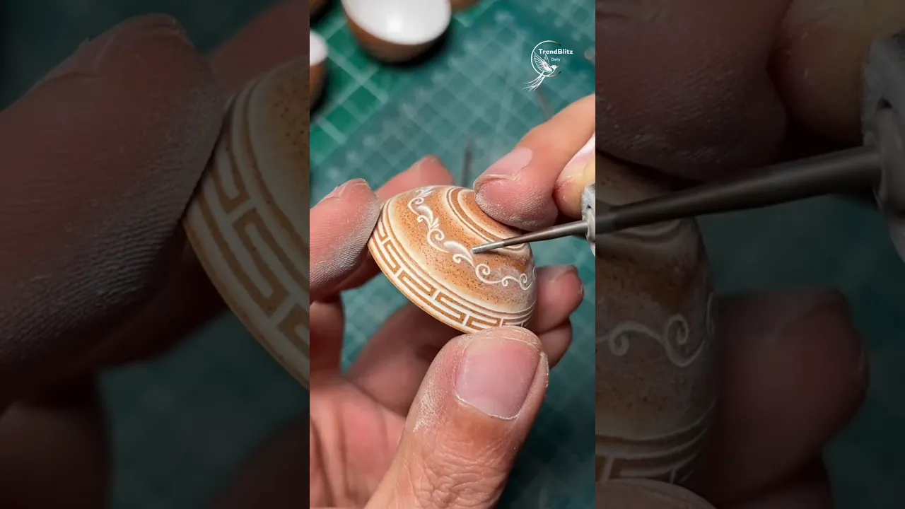 Shanxi Datong Eggshell Carving Art ｜ Zodiac Snake Intangible Cultural Heritage Craft