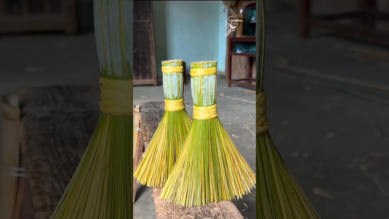 Handmade Bamboo Pot Brush ｜ Traditional Craftsmanship from Natural Bamboo