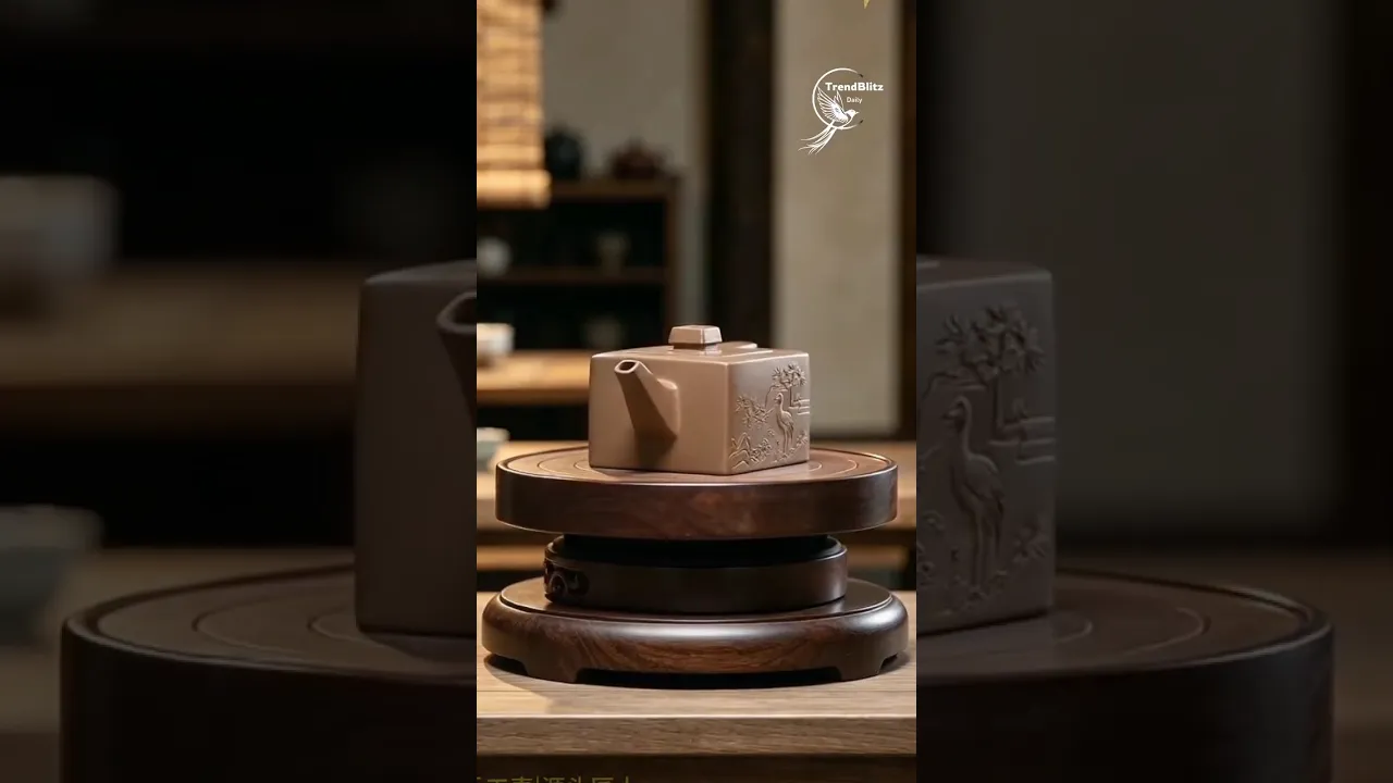 Handmade Zisha Teapot Process ｜ Cloud Crane Square Teapot Masterpiece