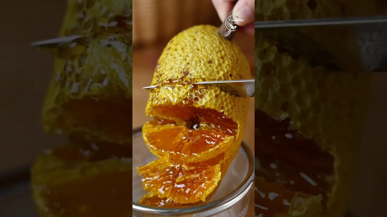 How Beeswax Lip Balm Is Made from Honeycomb ｜ Natural Skincare Craft DIY Tutorial