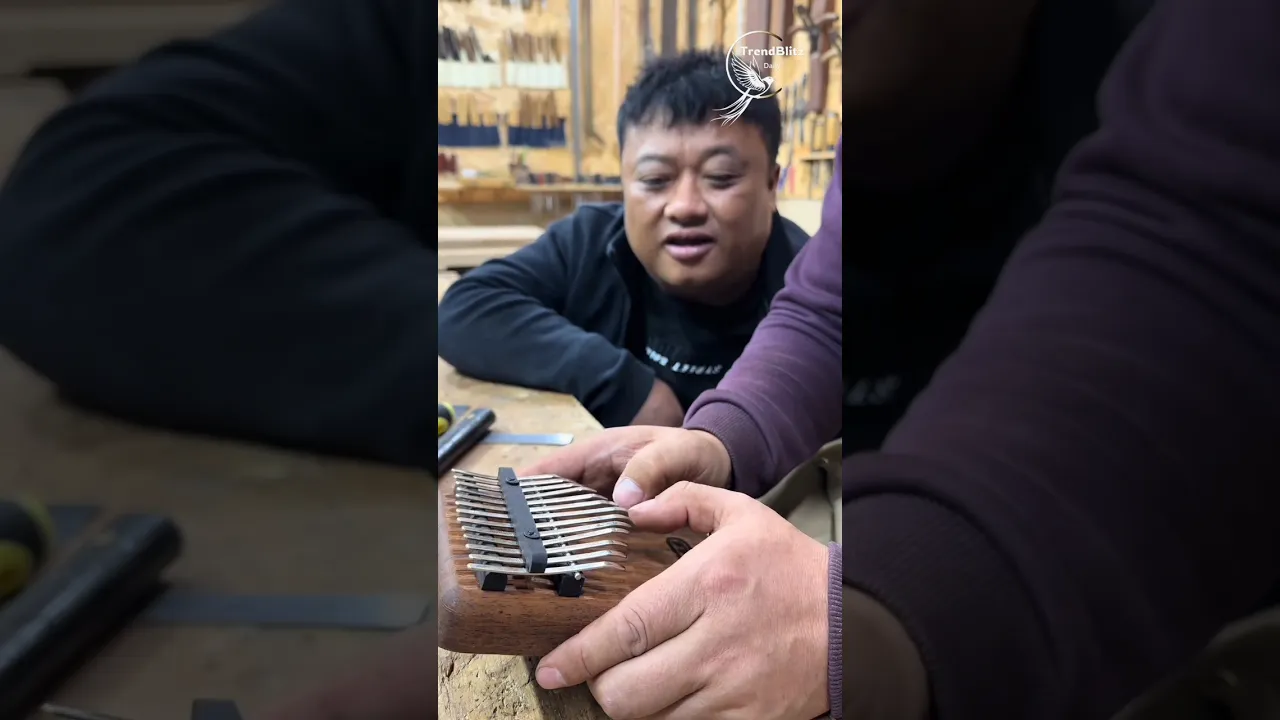 Handcrafted Thumb Piano (Kalimba) ｜ Relaxing Handmade Music & Woodworking Craft