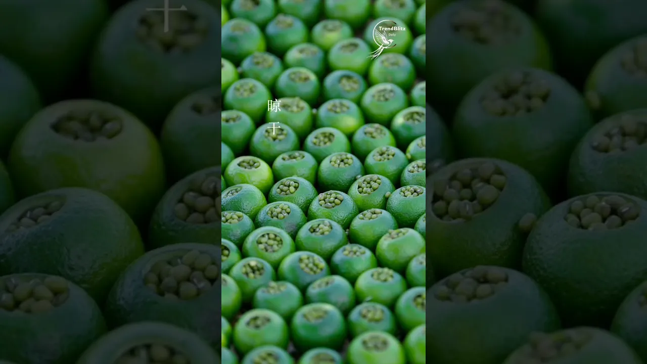 900 Year Old Oriental Delicacy ｜ Green Tangerine & Kudzu Root Traditional Heritage Cuisine