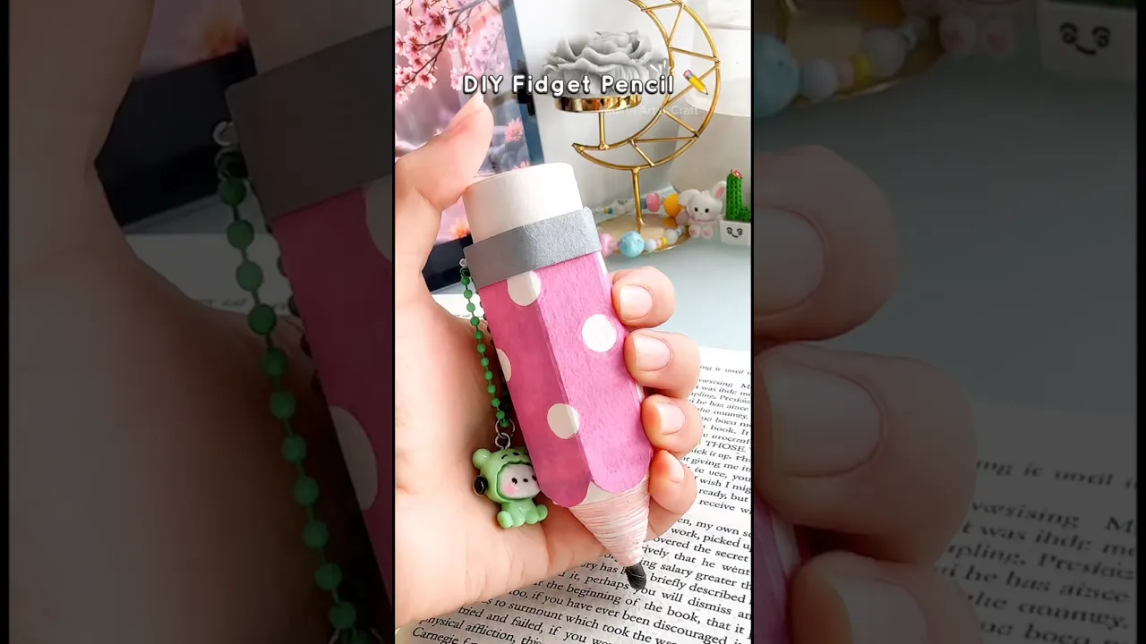 DIY fidget Pencils ✏️ ✨#shorts #art #diy #craft #youtubeshorts