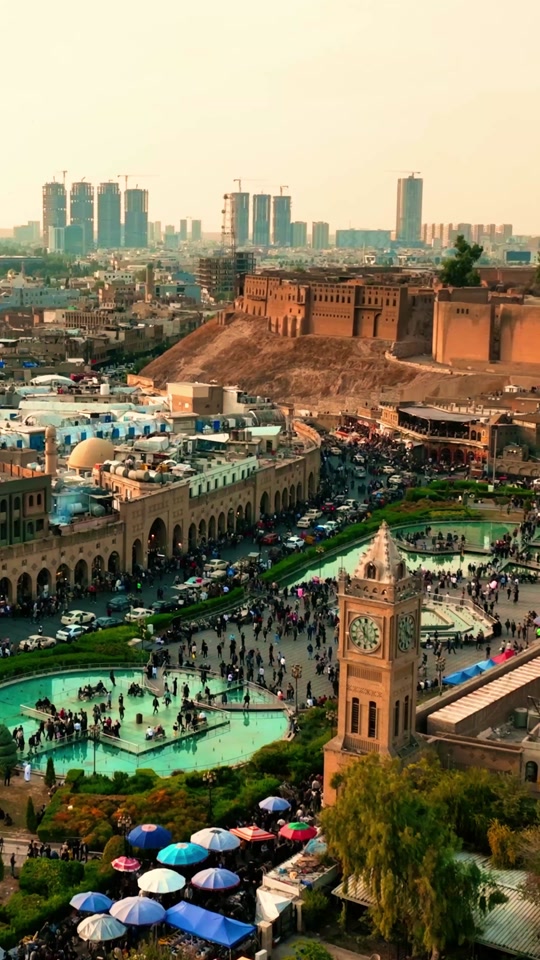 Erbil stays at the top, because the view from here is crystal clear ...