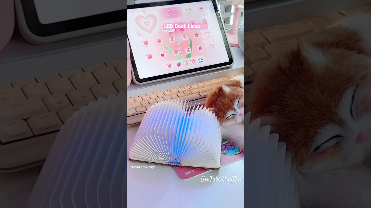 LED Book Lamp ✨🌷 #shorts